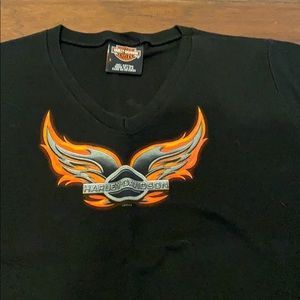 Harley Davidson women’s logo tee shirt small.
